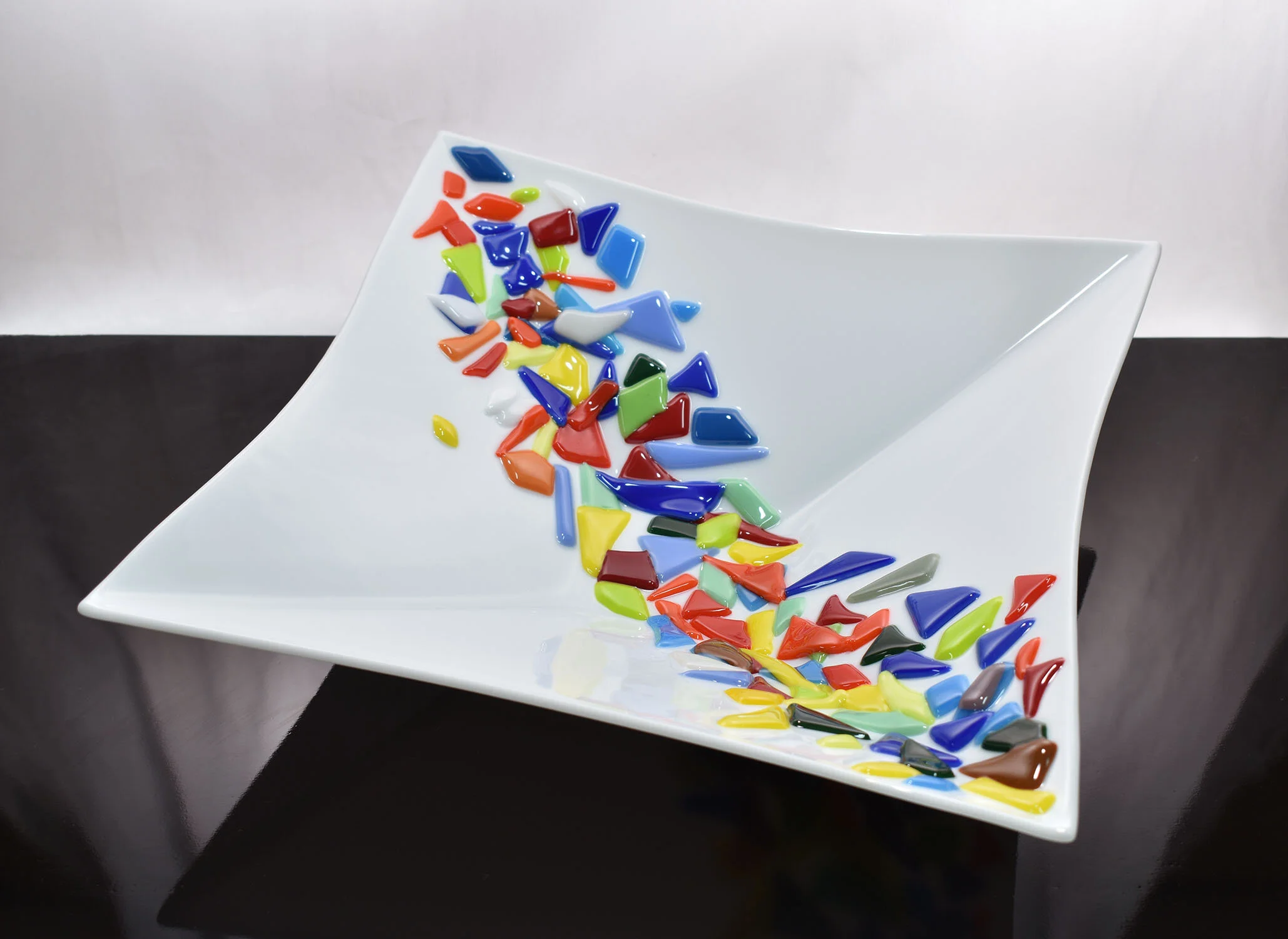 Fused Platter - 2 colors — Akron Glass Works